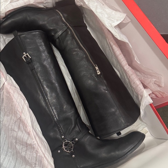 Coach Mulan Calf Riding Boots Sz 9 - Picture 4 of 6